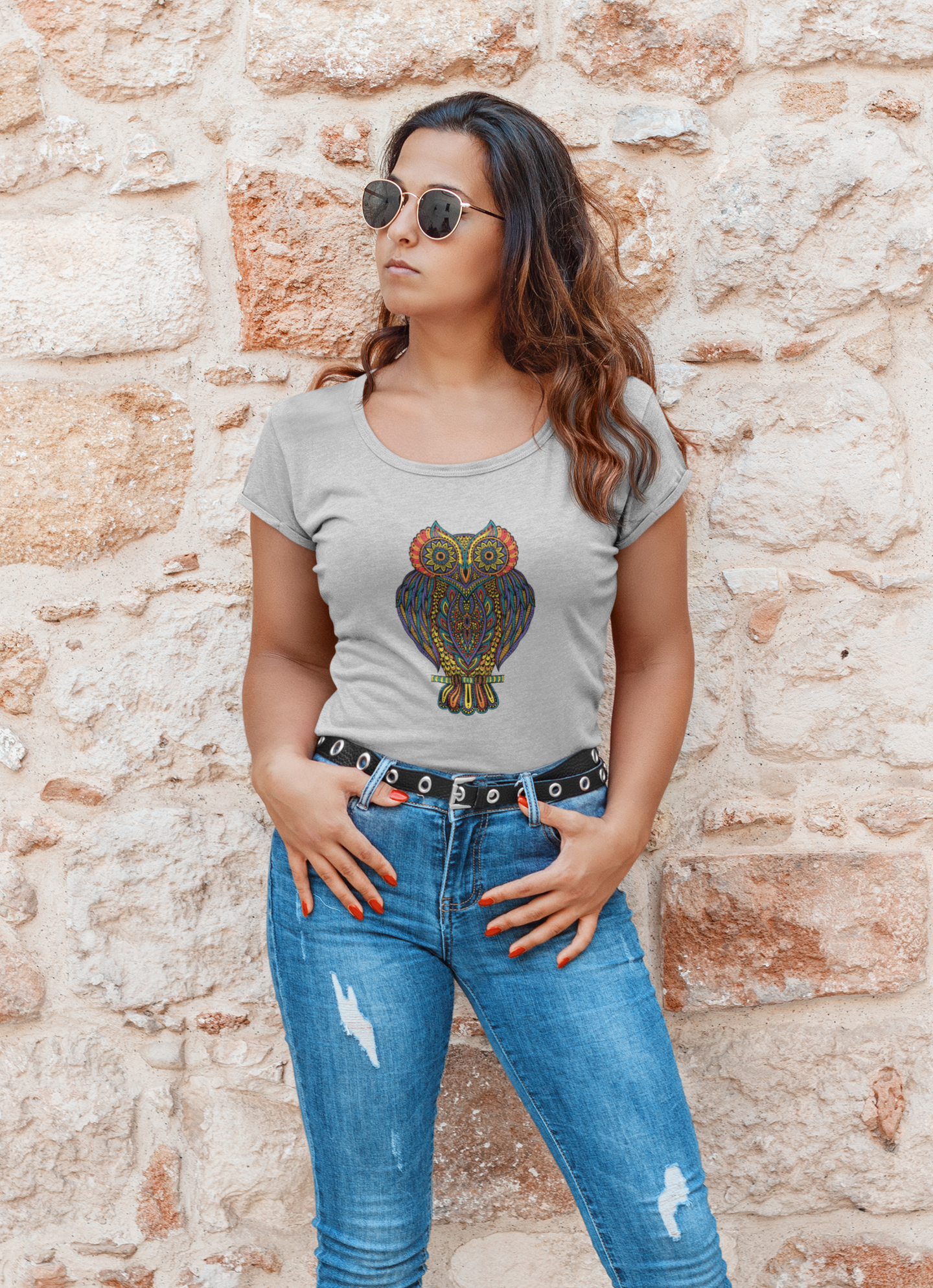 Abstract Owl T-Shirt - Made Of Style