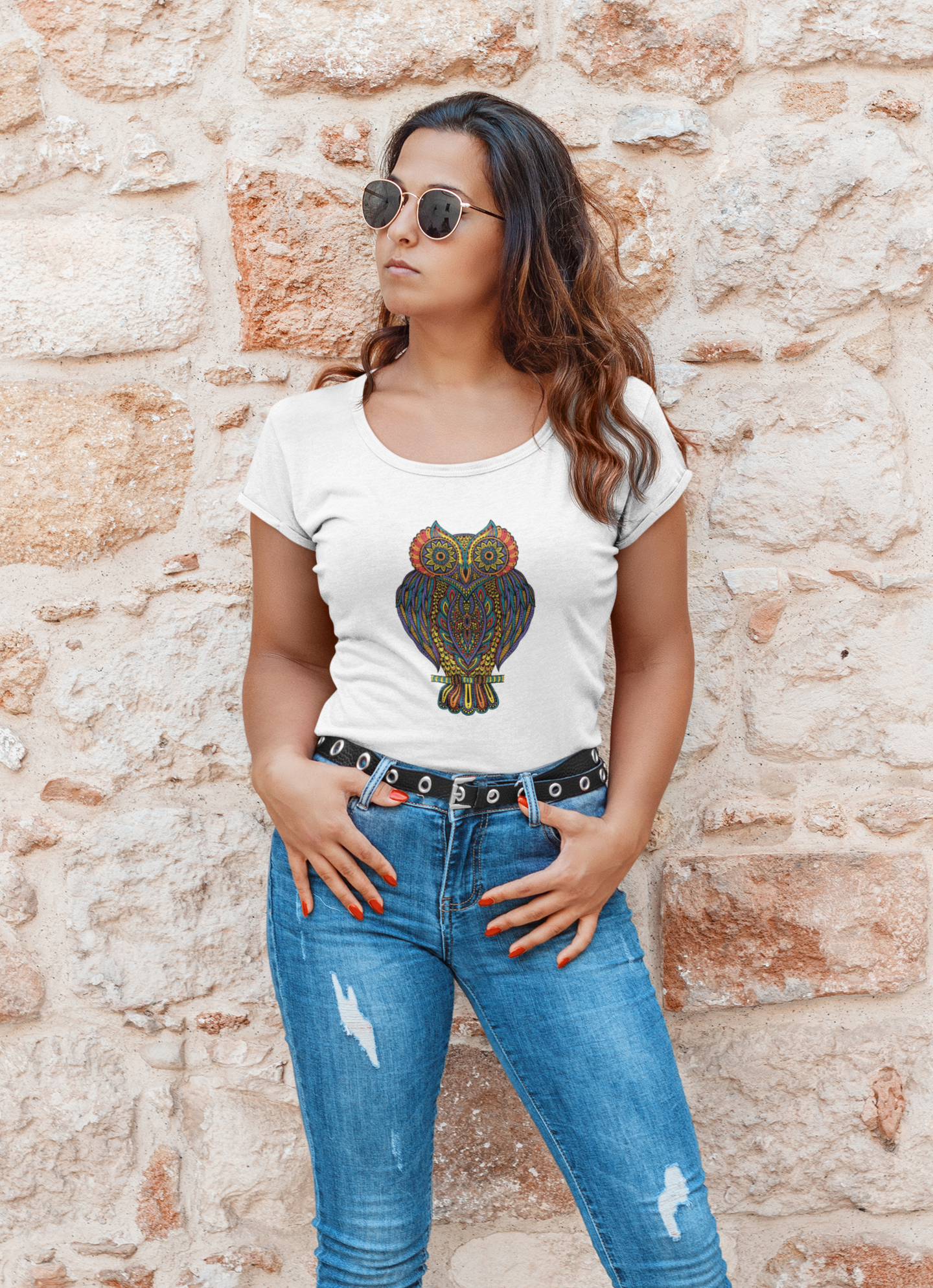 Abstract Owl T-Shirt - Made Of Style