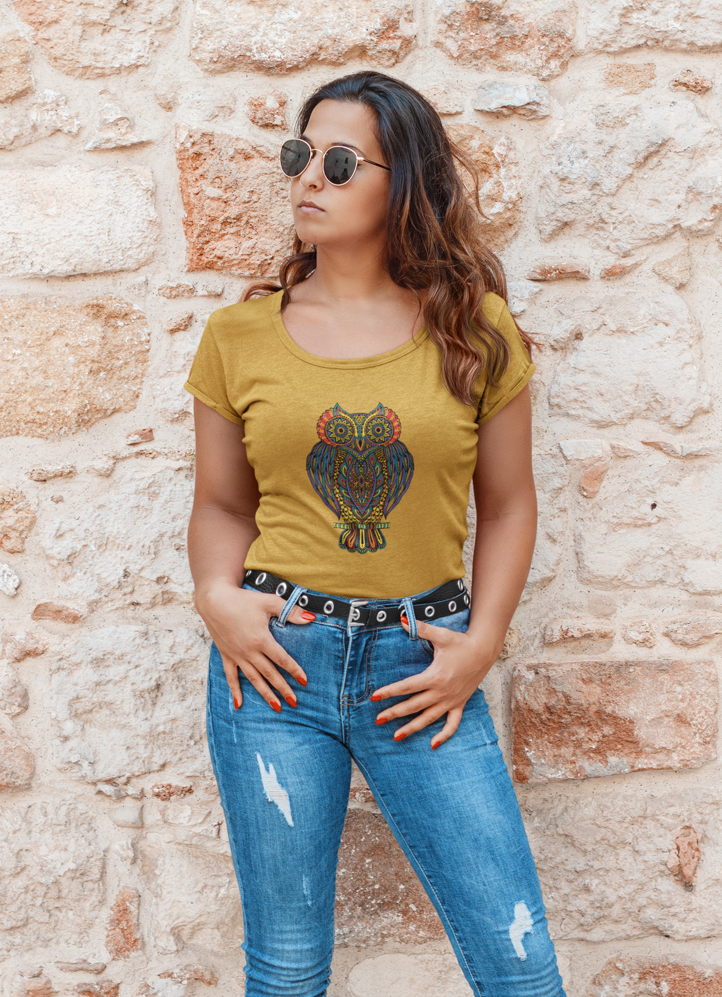 Abstract Owl T-Shirt - Made Of Style