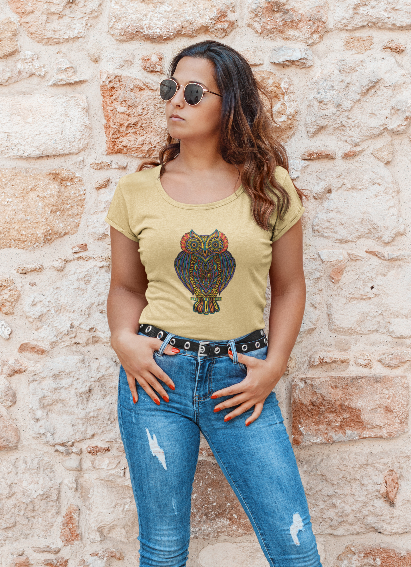 Abstract Owl T-Shirt - Made Of Style