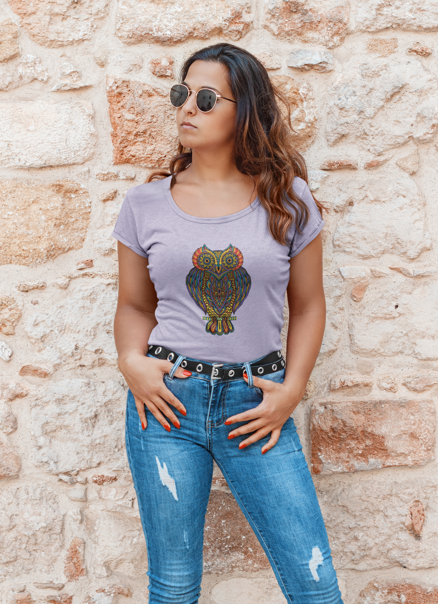 Abstract Owl T-Shirt - Made Of Style