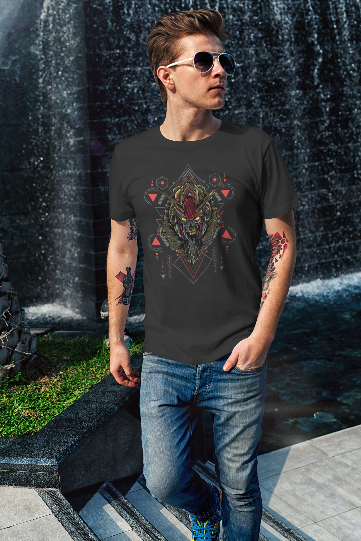 Abstract Monster T-Shirt