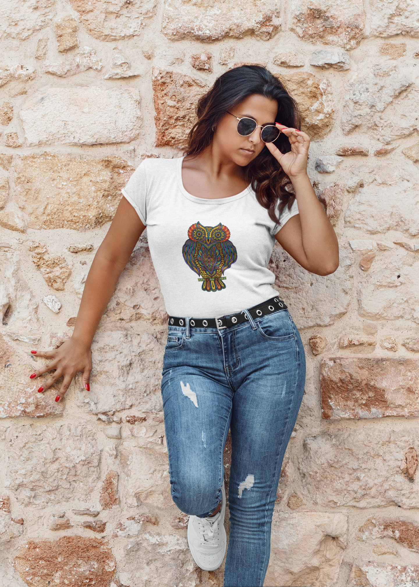 Abstract Owl T-Shirt - Made Of Style