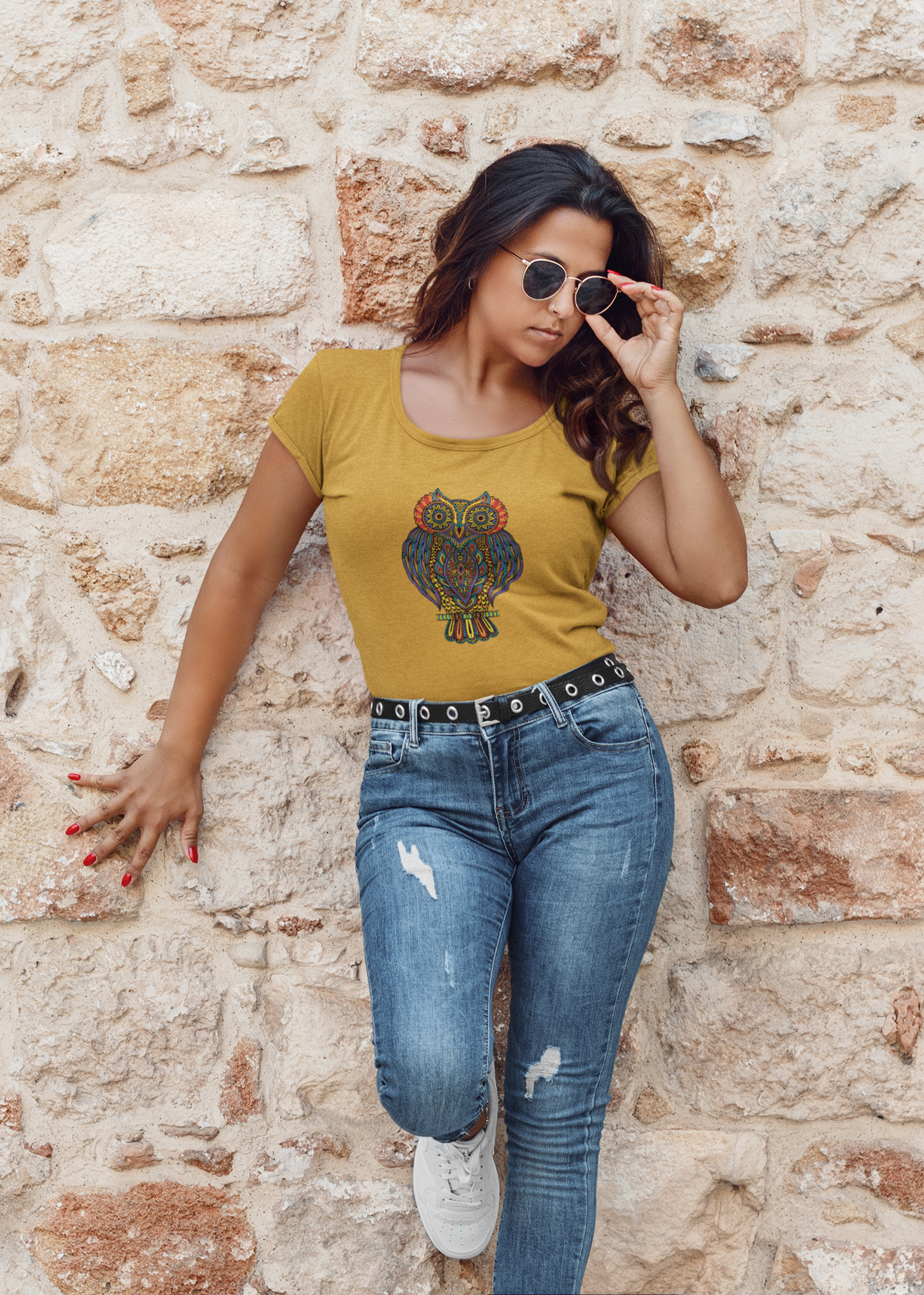 Abstract Owl T-Shirt - Made Of Style