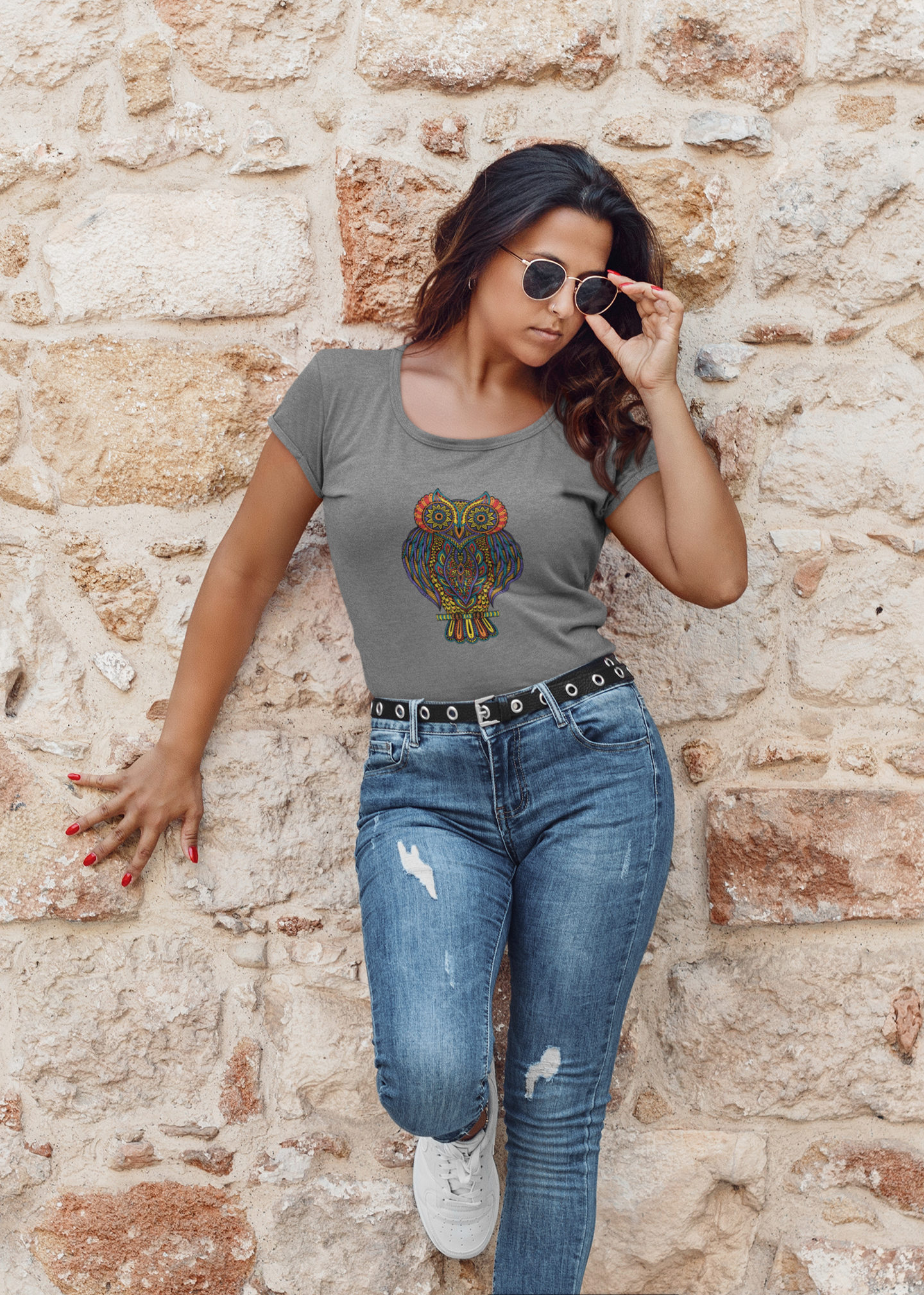 Abstract Owl T-Shirt - Made Of Style