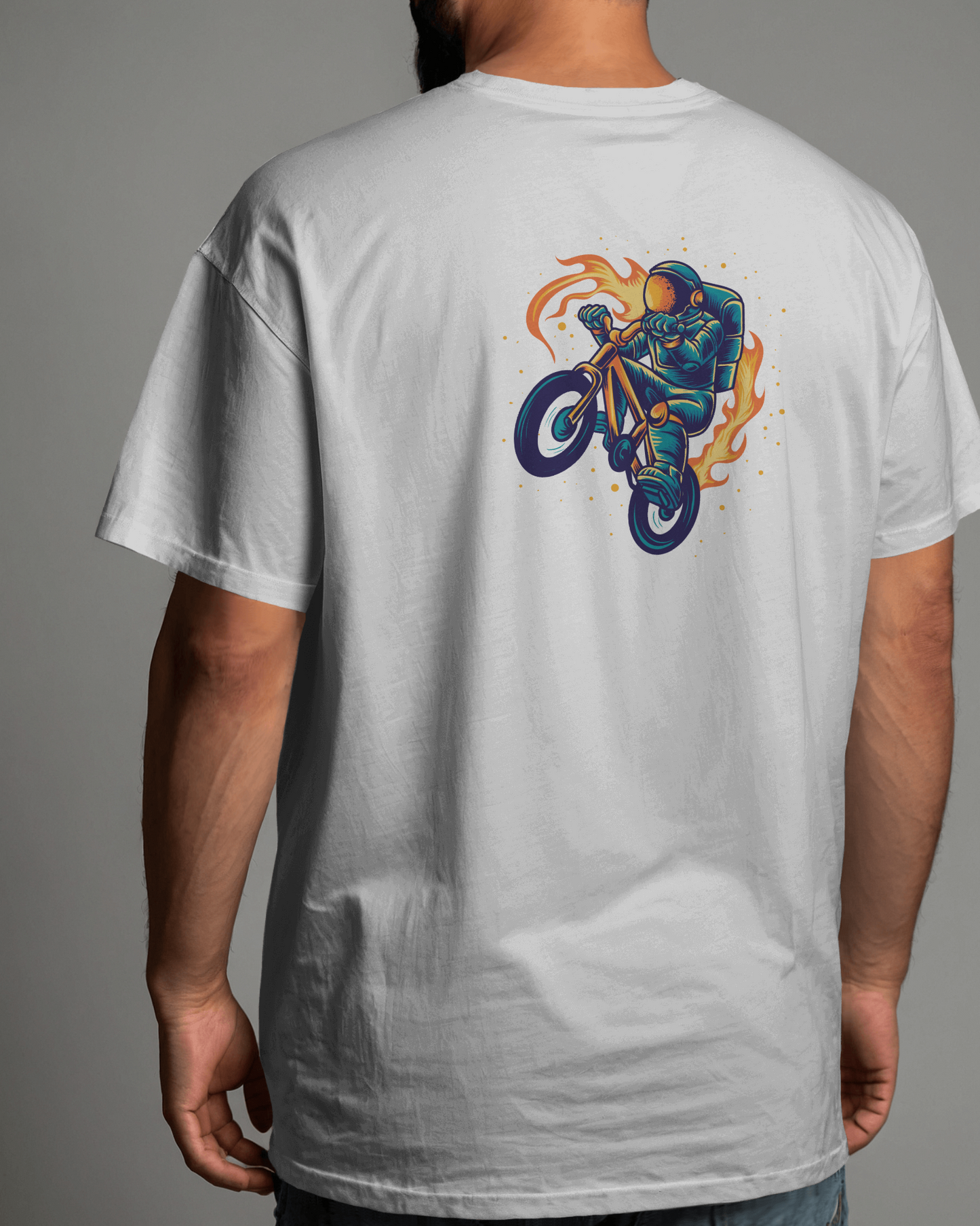 Astronaut Biker Oversized T-Shirt - Made Of Style