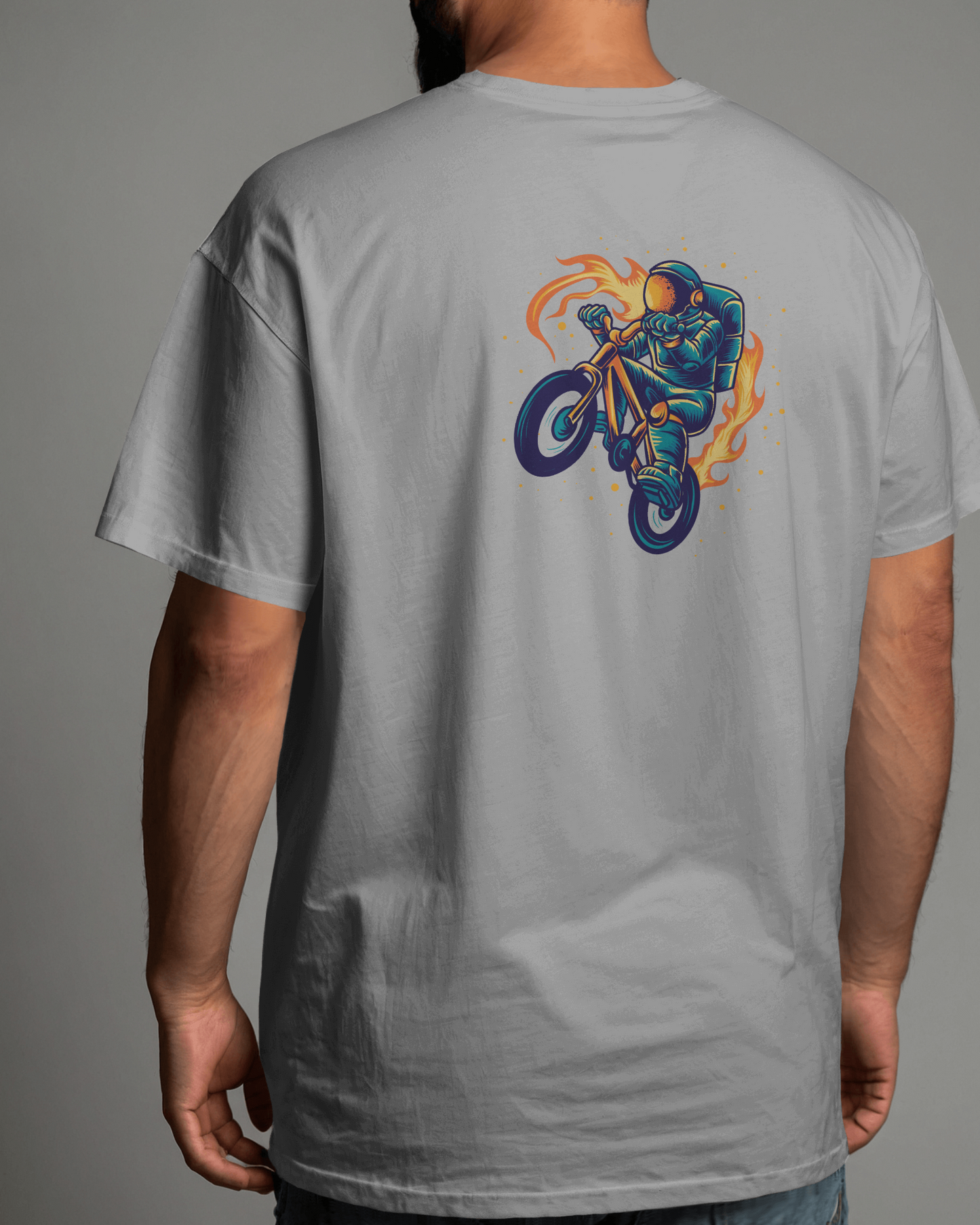 Astronaut Biker Oversized T-Shirt - Made Of Style