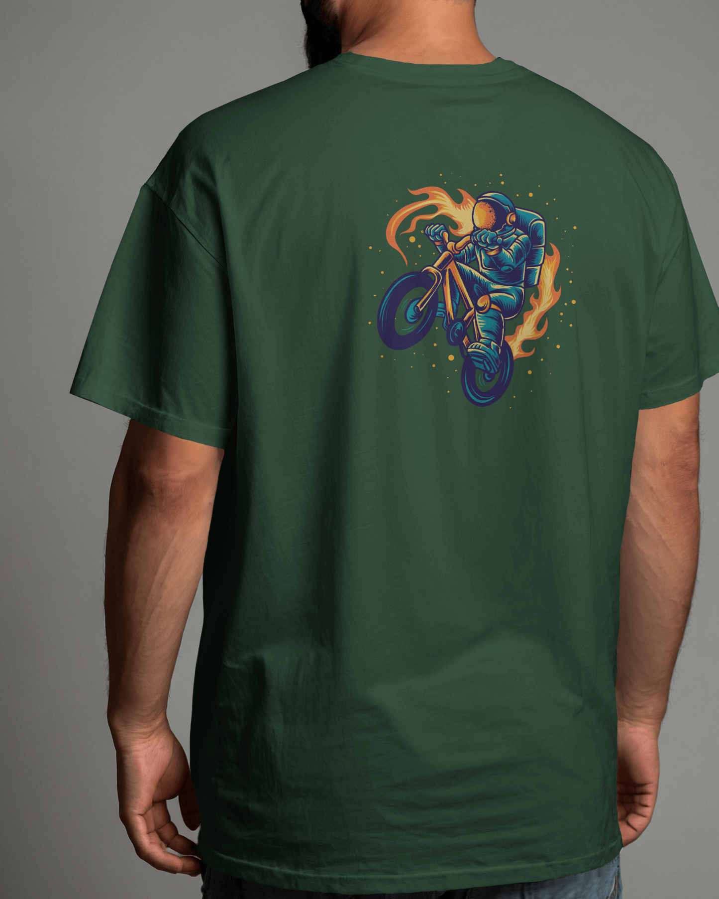 Astronaut Biker Oversized T-Shirt - Made Of Style