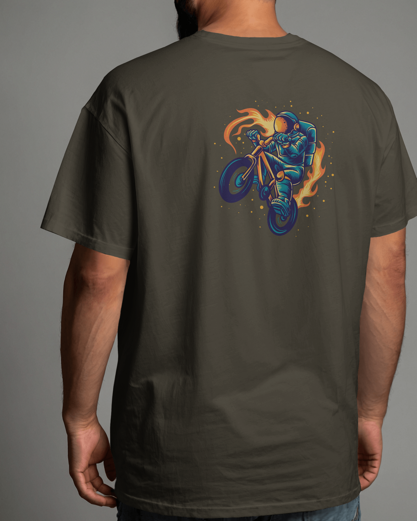 Astronaut Biker Oversized T-Shirt - Made Of Style