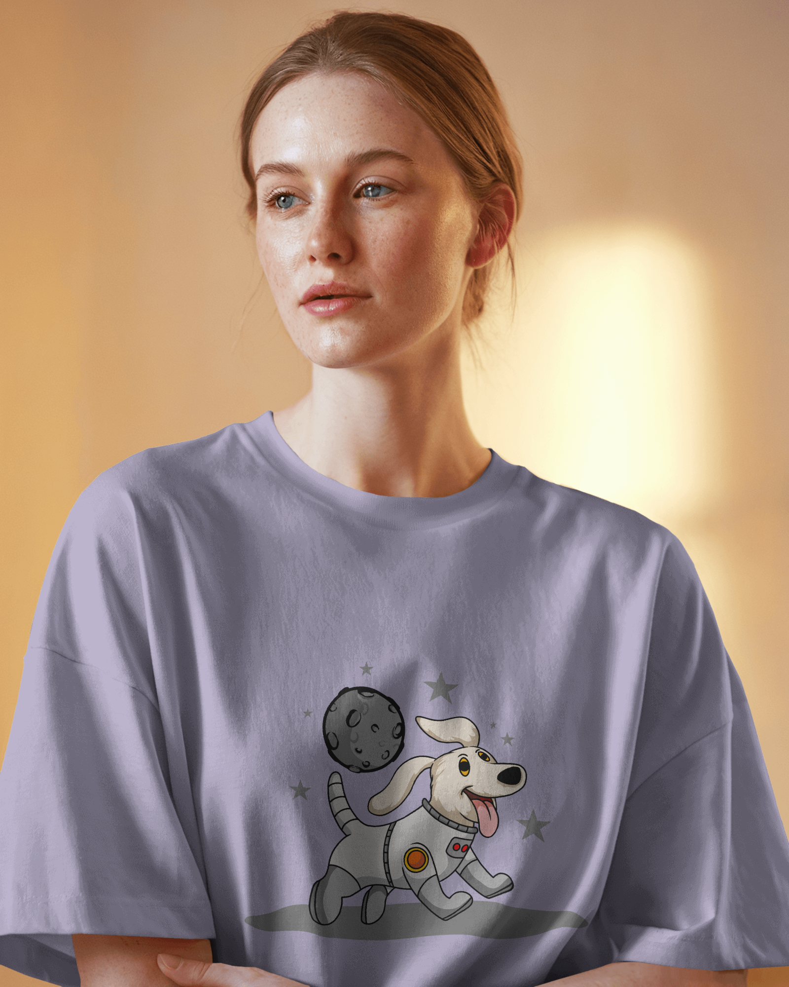 Astronaut Dog 2 Oversized T-Shirt – MadeOfStyle