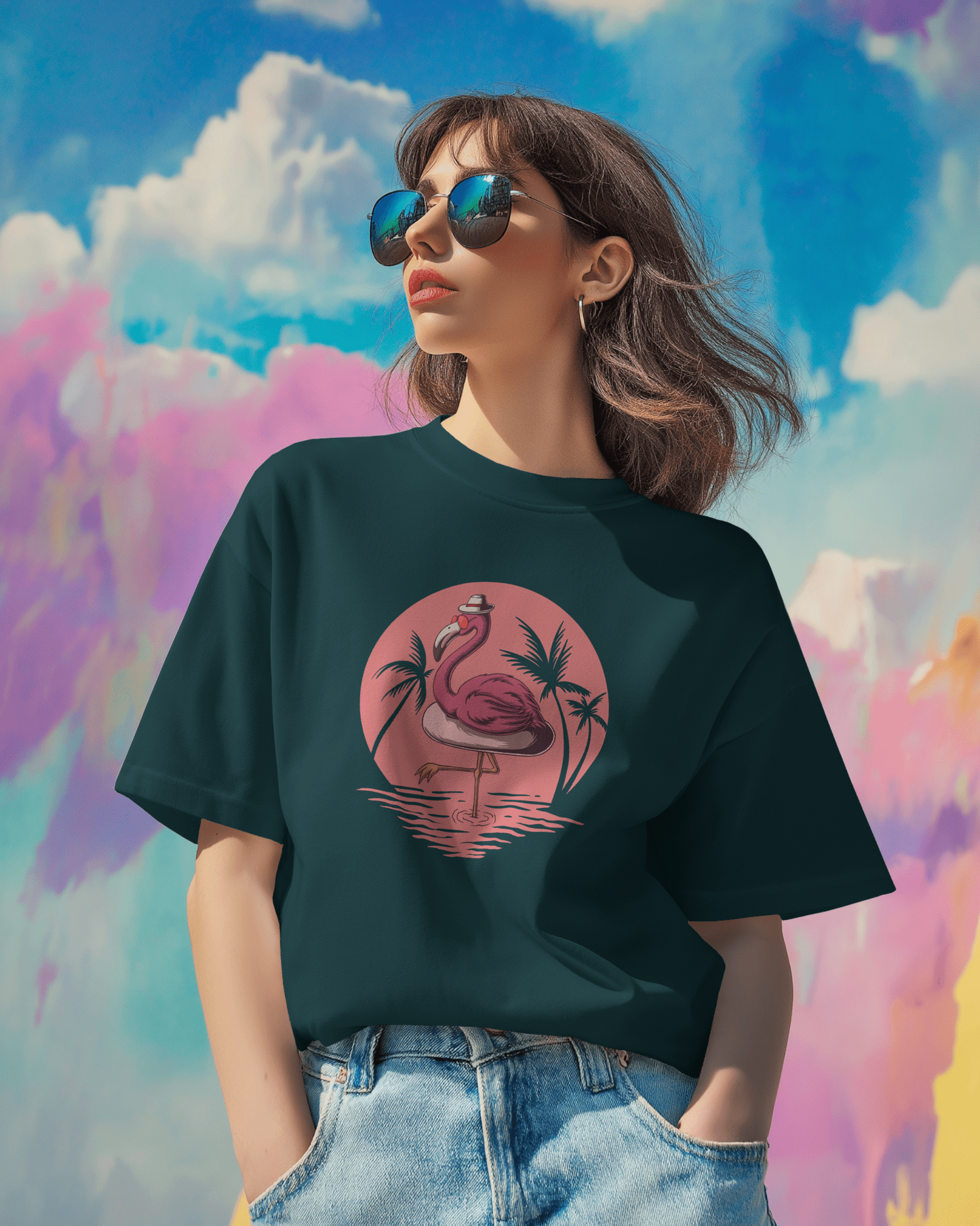 Flamingo Oversized T-Shirt
