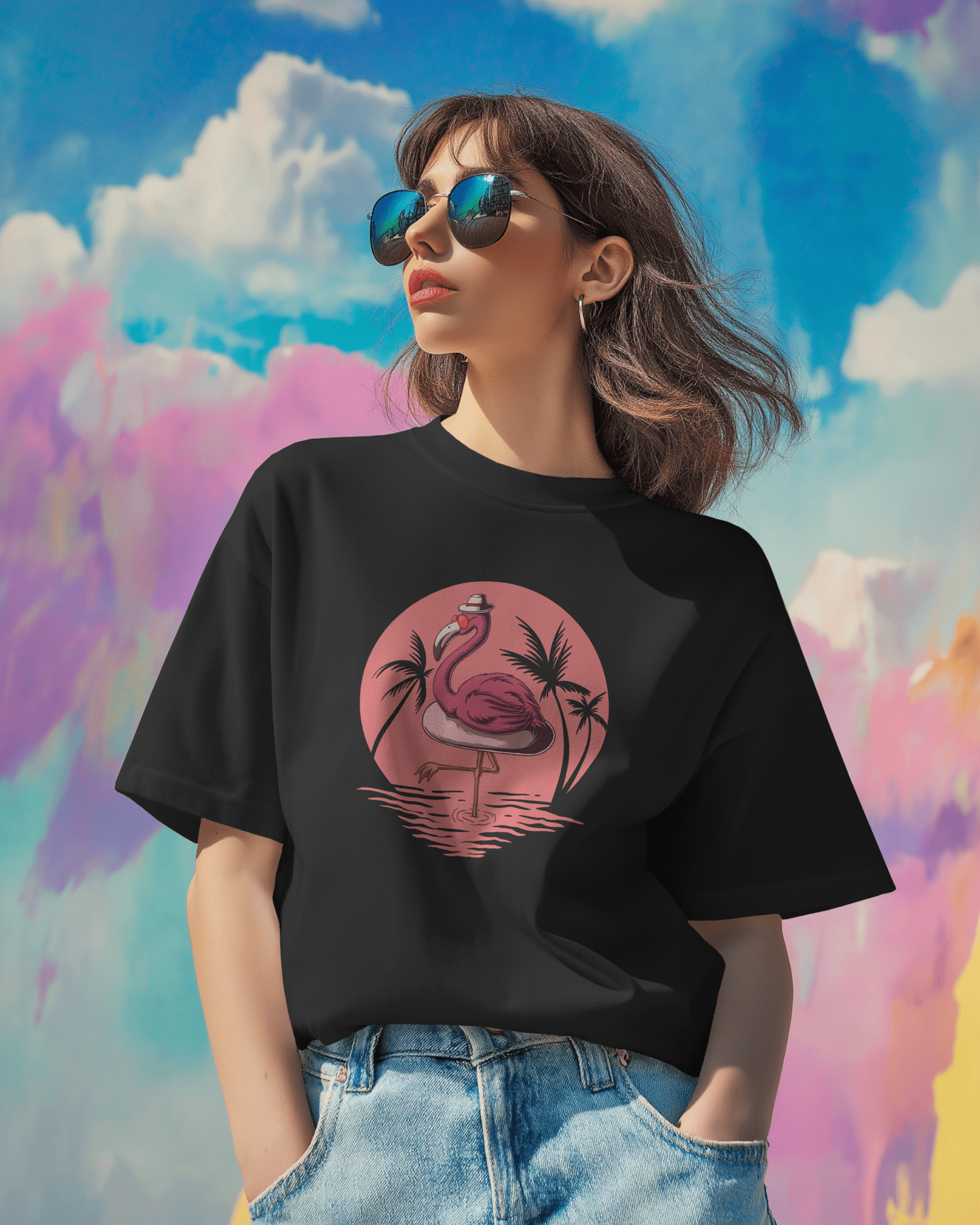 Flamingo Oversized T-Shirt