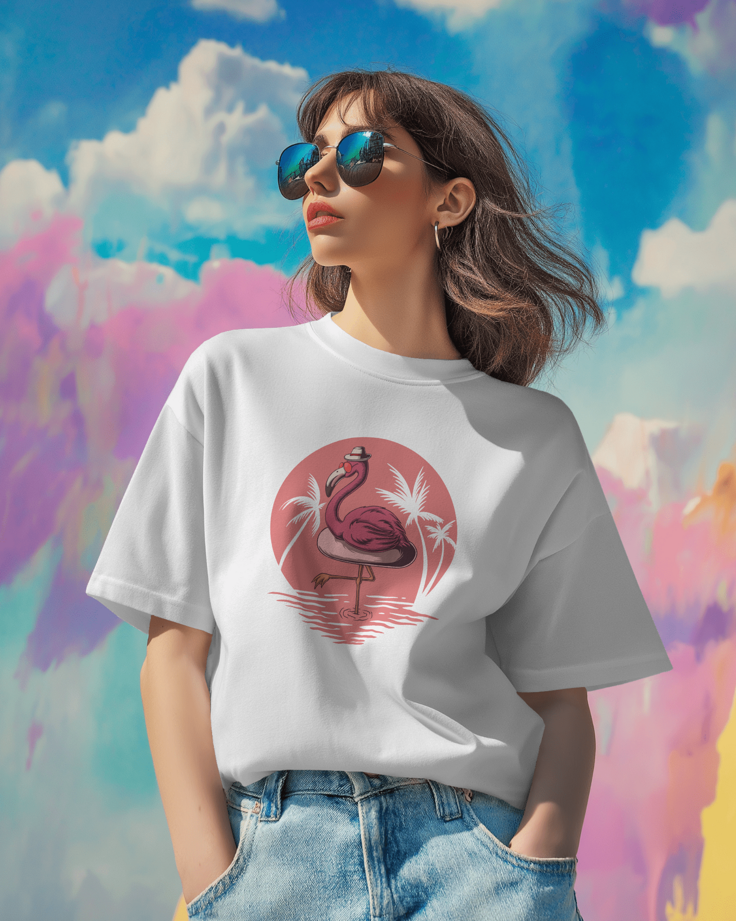 Flamingo Oversized T-Shirt