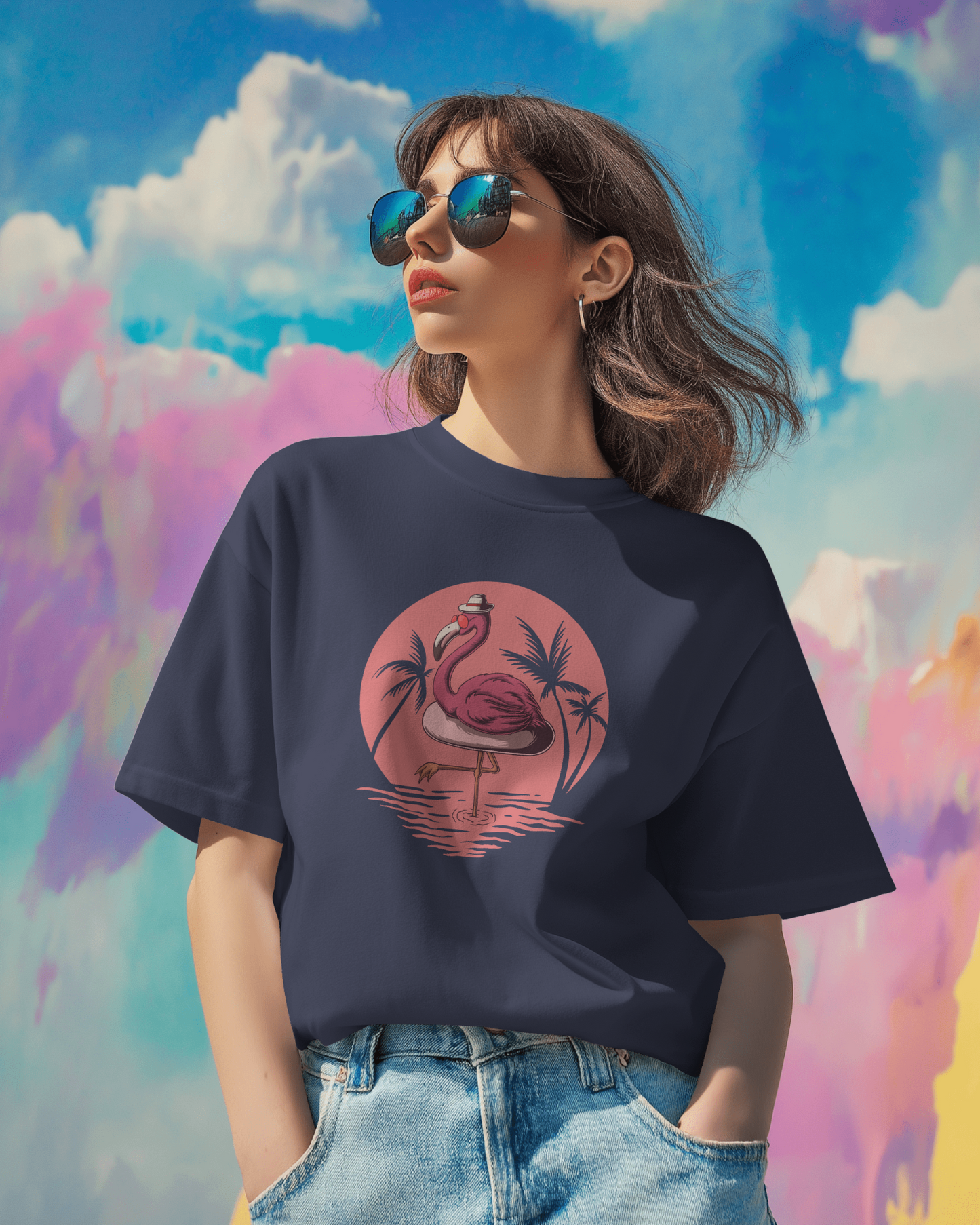 Flamingo Oversized T-Shirt