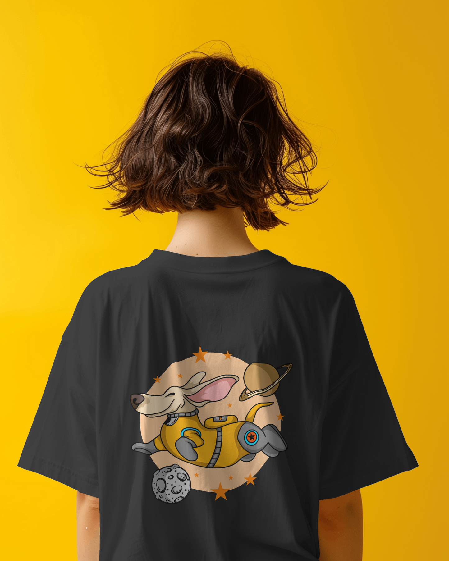 Astronaut Dog Oversized T-Shirt - Made Of Style