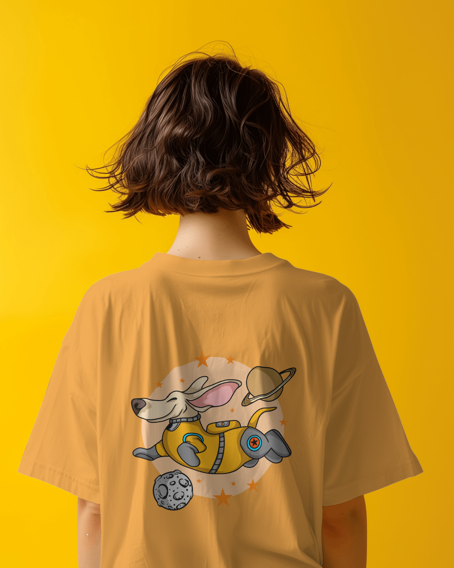 Astronaut Dog Oversized T-Shirt - Made Of Style